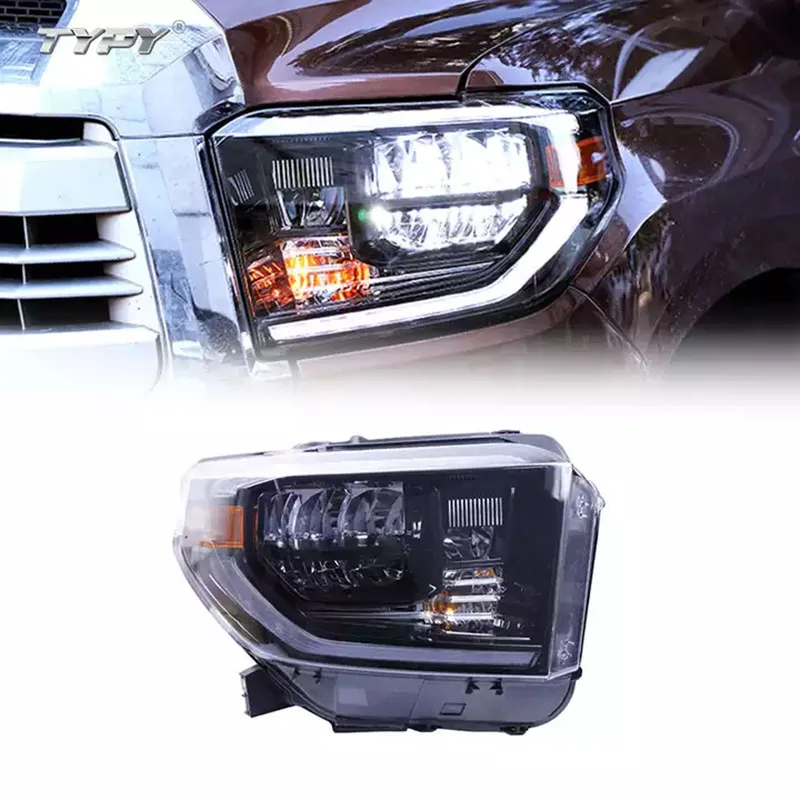 

Car Headlamp Headlights Modified LED Head Lamp Head Light DRL Running Lights Turn Signal For Toyota Tundra 2014-2018