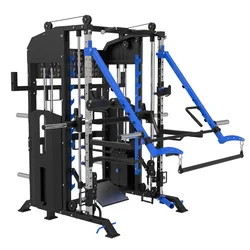 Home Fitness Gym Commercial Multifunctional Power Car 1 Smith Machine With 80kg*2=160kg Counterweights Door To Door