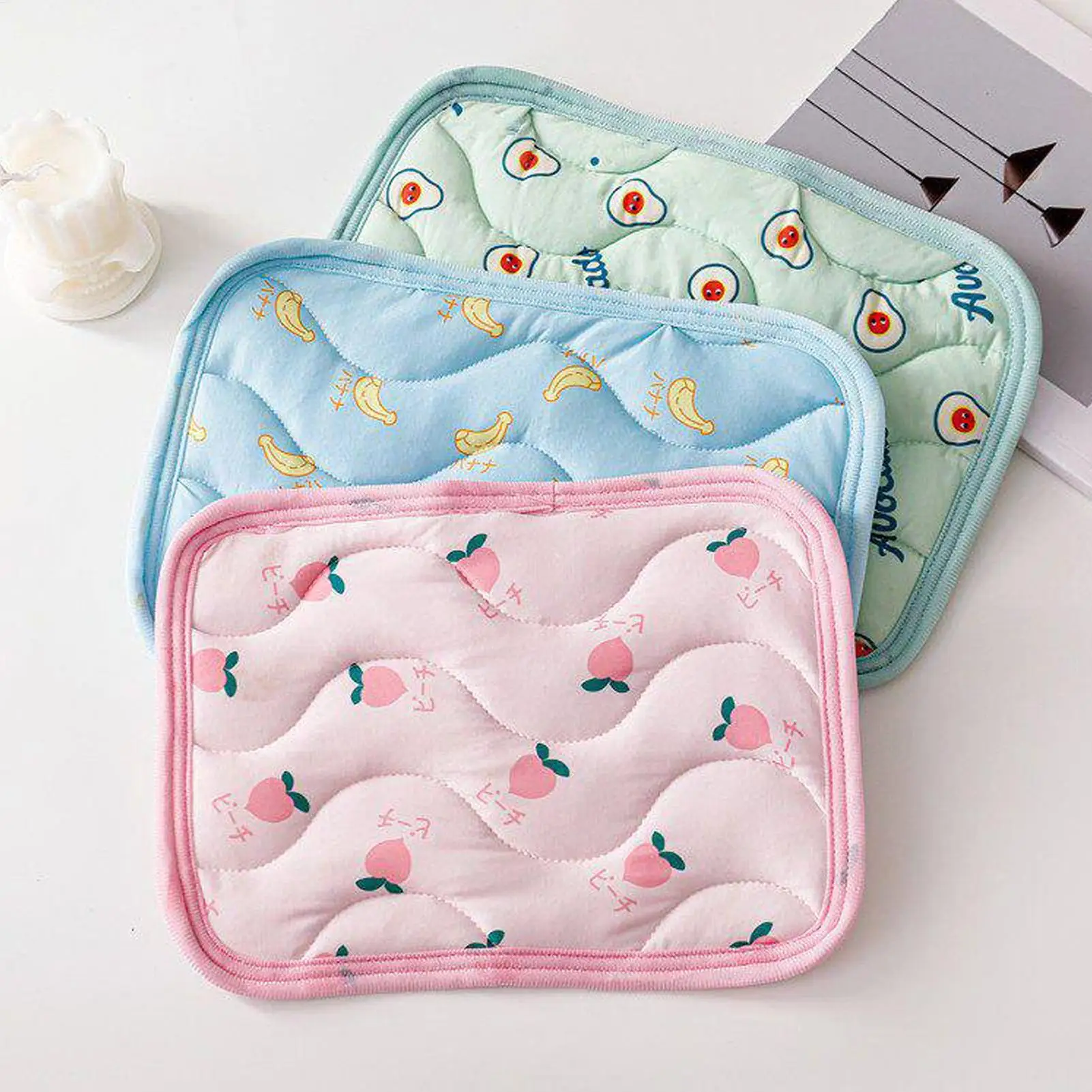 Small Pet Cooling Mat Washable Sleeping Pad Guinea Pig Rabbits Hamster Hedgehog Cool Blanket Summer Chill Bed Travel Home view 4