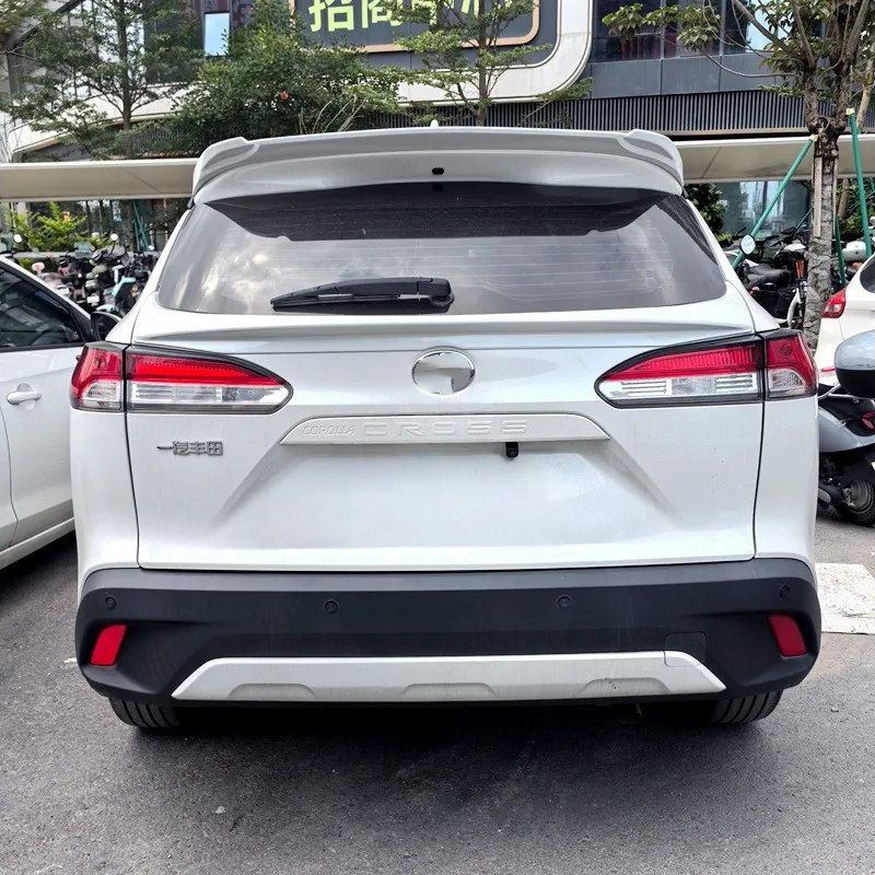 For Toyota Corolla Cross 2022-2025 ABS Plastic Car Rear Trunk Lid Roof Spoiler Wings Body Kit Exterior Tuning Accessories view 4