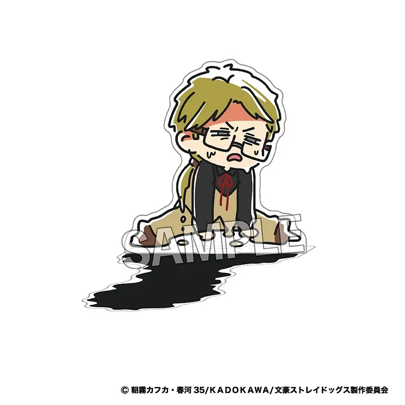 Chuuya Nakahara Anime Acrylic Stand Figuur Action Daizai Osamu Peripheral Figure Kids Models Toy Ornaments Accessories