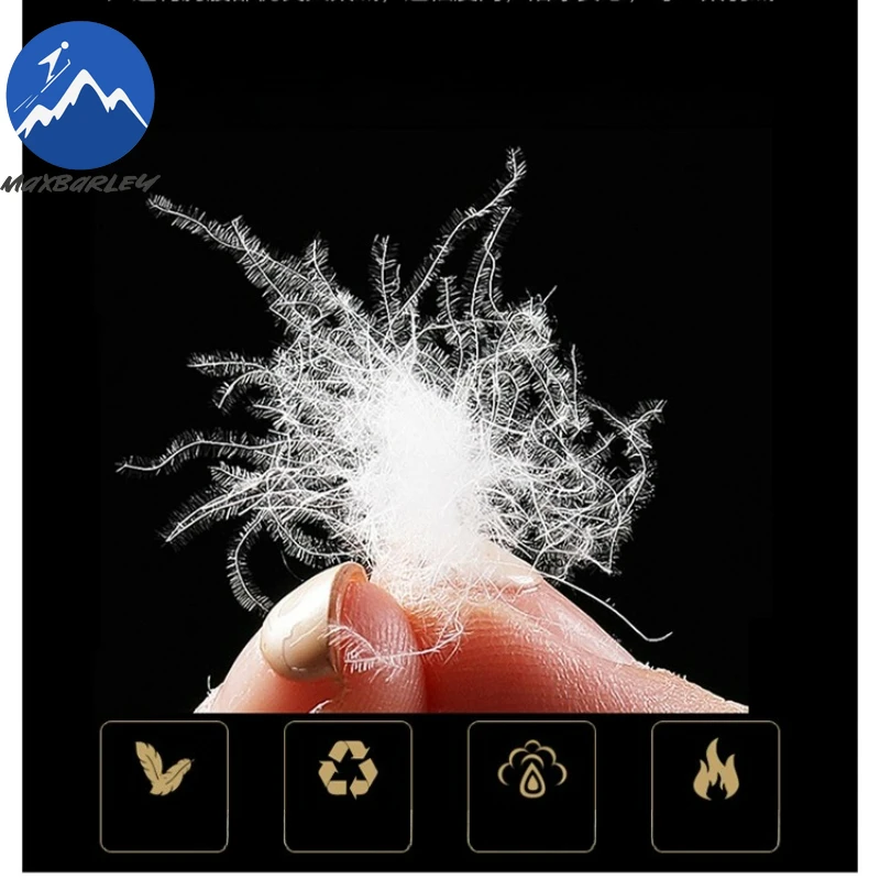 Maxbarley Mens Long Down Jacket Turndown Collar Outdoor Work Lightweight Puffer Jacket Casual Business Windproof Winter Parka