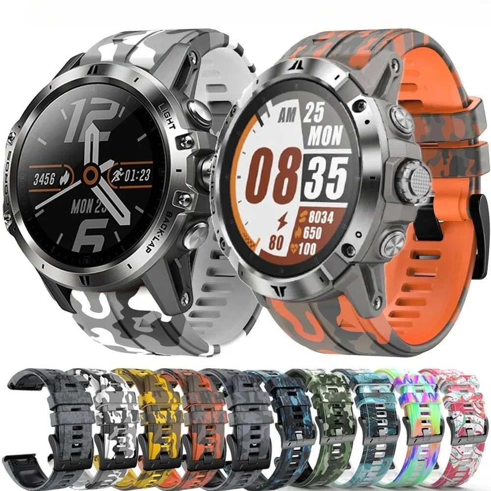Quickfit 22mm 26mm Silikon-Uhrenarmband für Garmin Approach S70 S62 Fenix 8 7 7X 6 6X Pro 5 5X Epix Pro 2 MK3i Armband