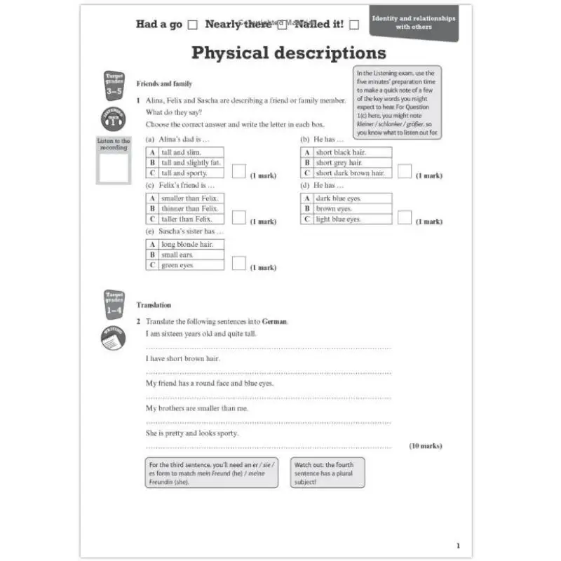 بيرسون ريفيز AQA GCSE مصنف المراجعة الألمانية لامتحانات 2026 و2027 مواصفات جديدة هاري سميث 9781292471754 #3