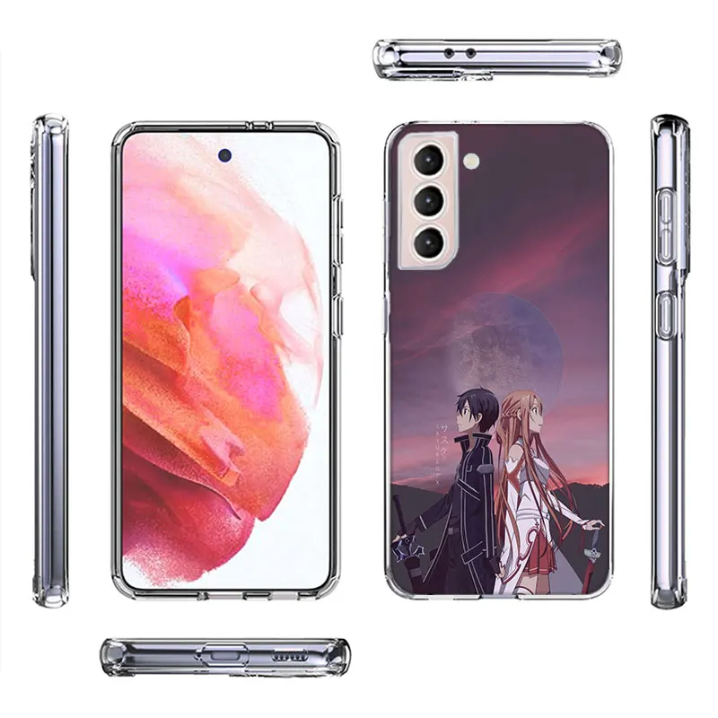 Sword Art Online SAO Anime Phone Case For Galaxy A14 A24 A34 A54 Samsung A02S A12 A22 A32 A42 A52 A72 A13 A33 A53 5G A03 A03S A2