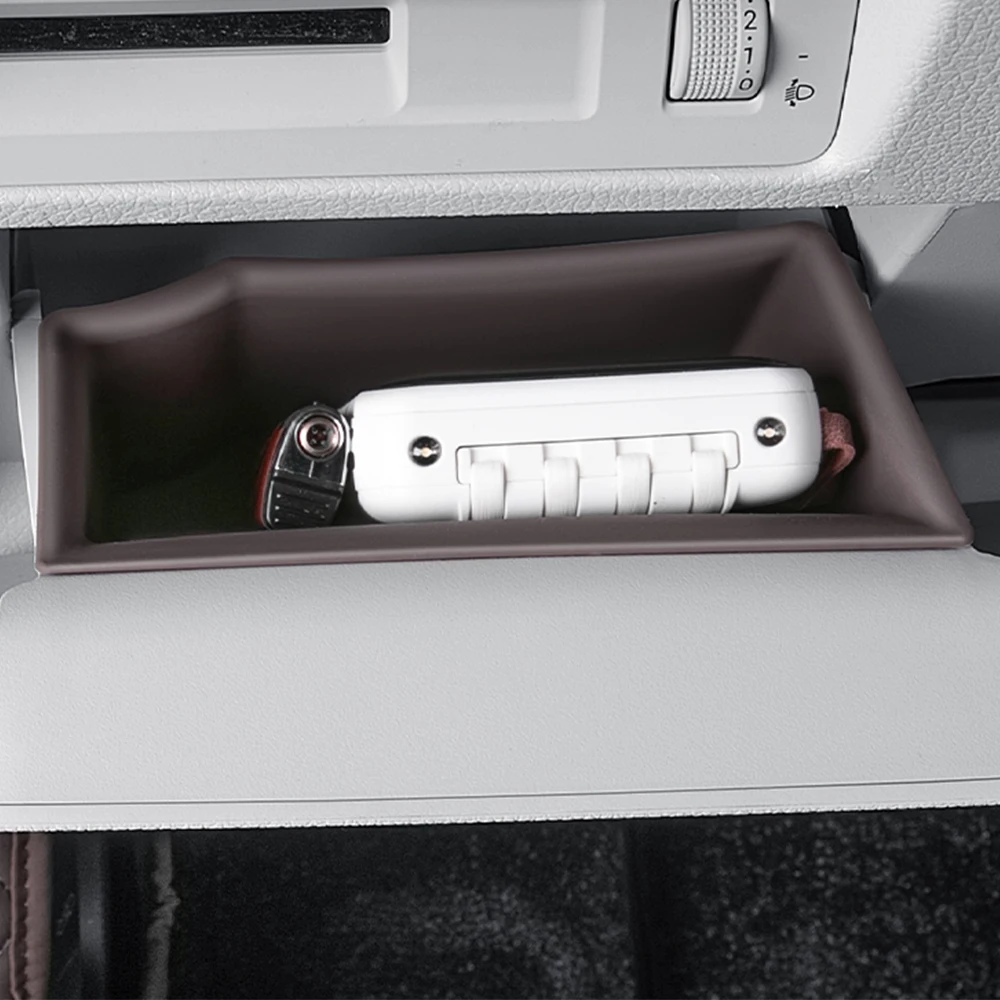 ل 2020-2025 BYD ختم U Sealion 6 أغنية زائد صندوق تخزين من السيليكون تحت عجلة القيادة سيارة مركز وحدة التحكم صندوق تخزين لوازم #3