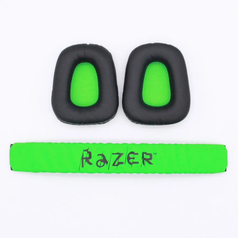 1 Pair Replacement foam Ear Pads pillow Cushion Cover for Razer Electra/Electra V2 7.1/Electra V2 USB Headphone Headset EarPads