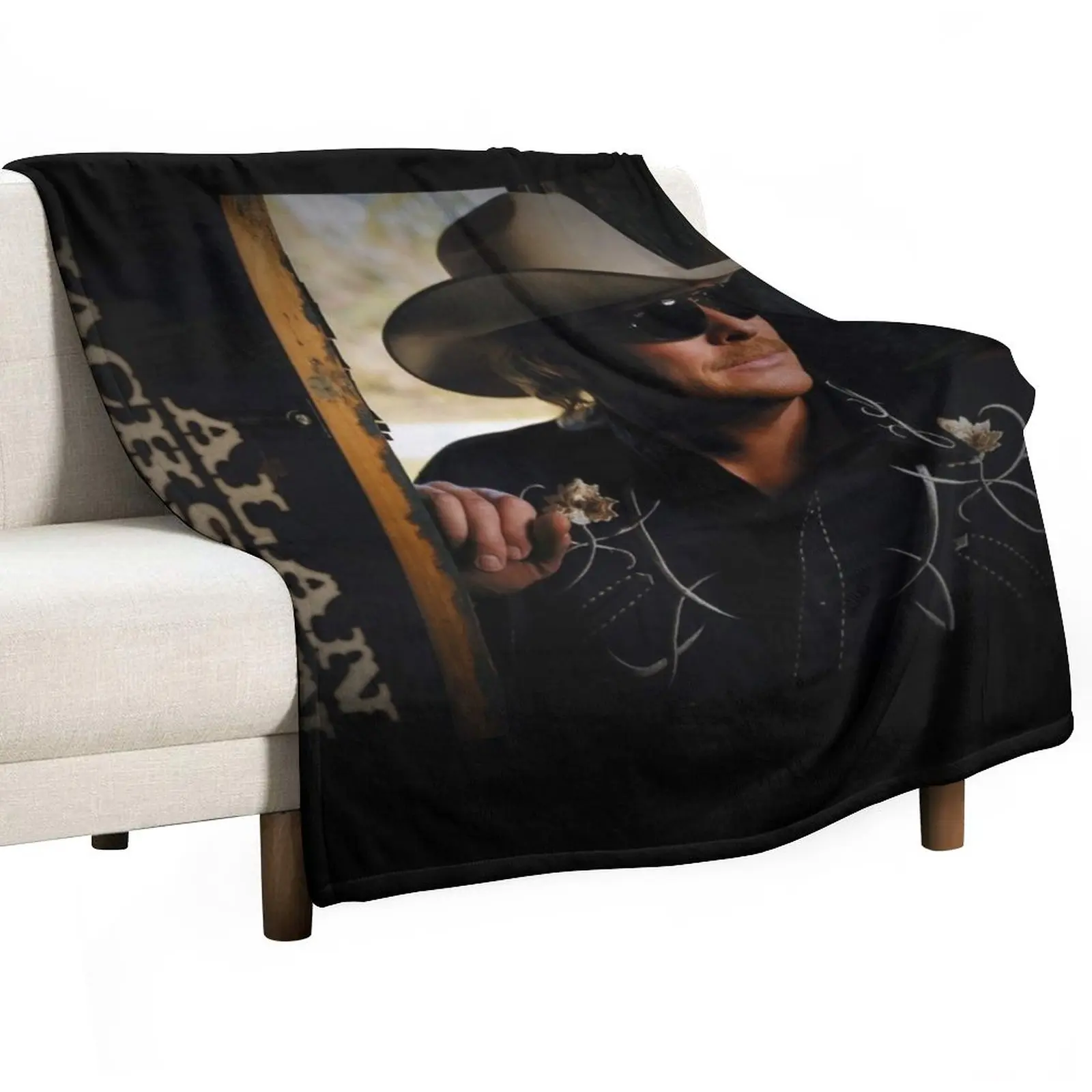 

ALAN JACKSON Throw Blanket Bed covers Plaid on the sofa Kid'S Blanket