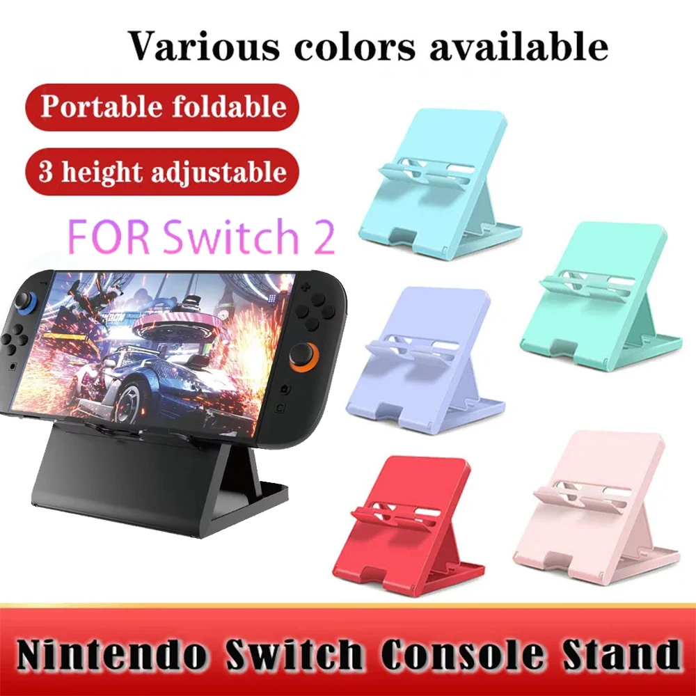 Faltbarer Ständer, Halterbasis, faltbarer Playstand für die Nintendo Switch 2 Lite-Konsole, tragbare Multi-Winkel-Halterung, kompaktes Spielregal