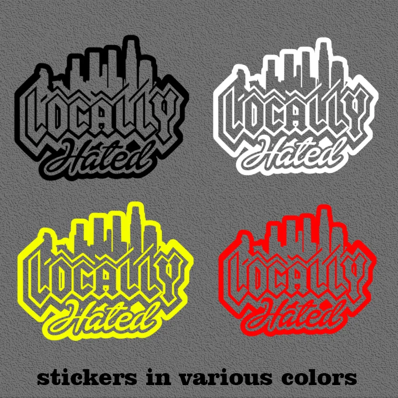 

1 шт. виниловая наклейка с городским горизонтом, многоцветная (черная/белая/желтая/красная) наклейка для декора автомобиля, водонепроницаемая солнцезащитная,