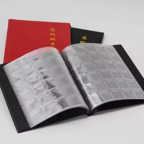 300-grid Coin Collection Album Coin Banknote Commemorative Coin Ancient Coin Collection Album Home Organization