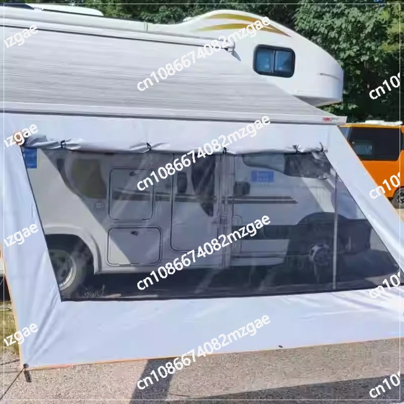 

Расширяемый боковой тент для автодома из ткани Оксфорд, уличный боковой навес для автомобиля, защита от УФ-излучения, боковые солнцезащитные шторы для каравана, кемпера, автодома, расширенные
