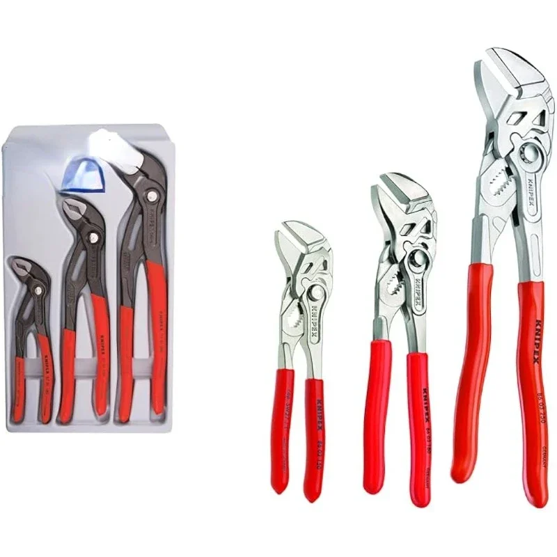 3 Piece Cobra Pliers Set (7, 10, & 12) (002006US1) & Piece Pliers Wrench Set (6, 7, 10) (9K008045US)