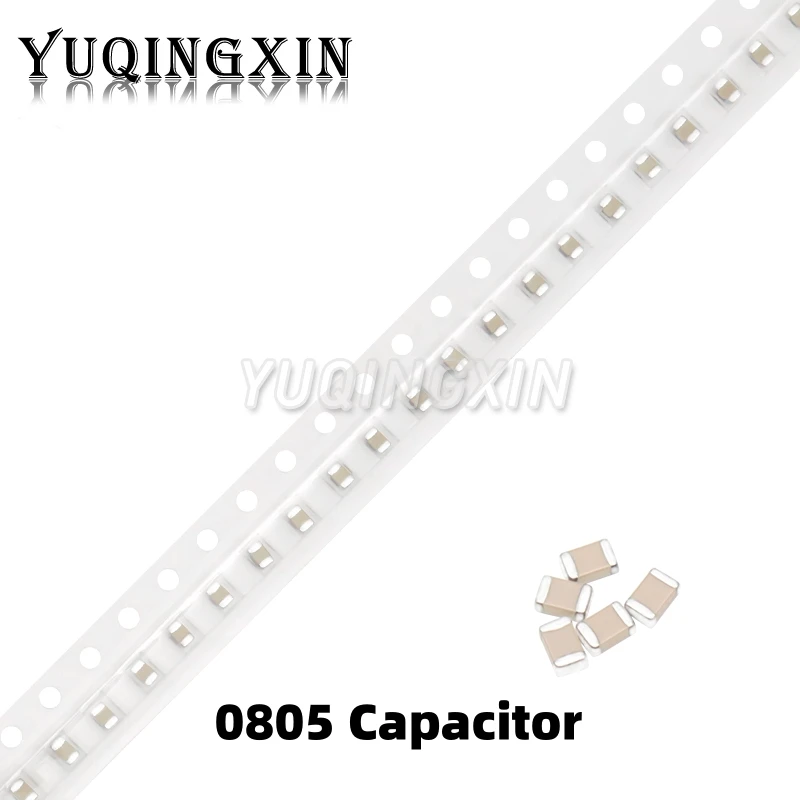 100pcs 0805 SMD Chip Multilayer Ceramic Capacitor 0.5pF - 47uF 10pF 22pF 100pF 1nF 10nF 100nF 0.1uF 1uF 2.2uF 4.7uF 10uF 22uF