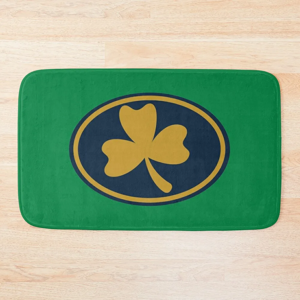

Shamrock Oval Bath Mat Bathroom Rug Bathroom Utensils Anti-Slip Shower Mat