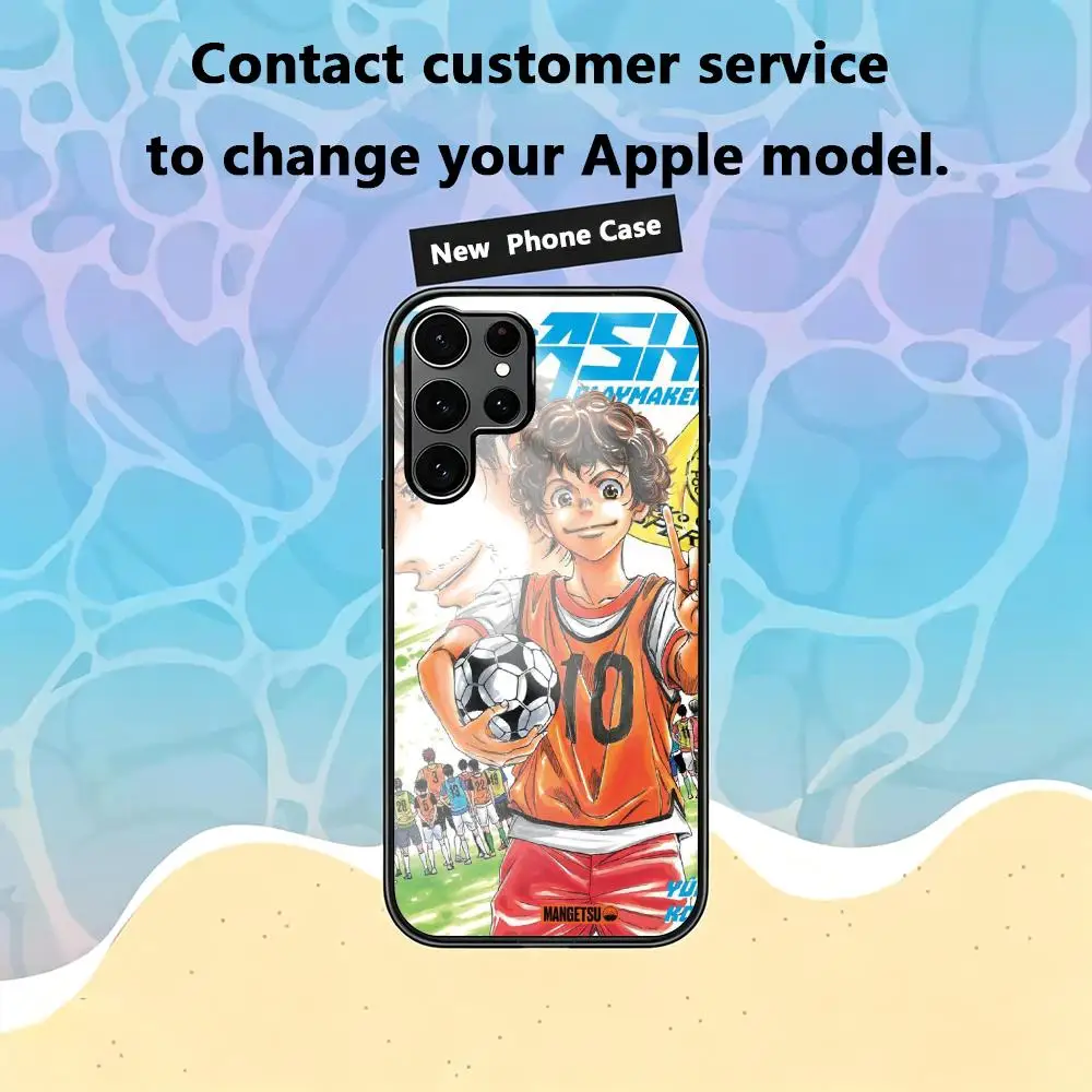 Hot cartoon Ao Ashi Season 2 Phone Case For Samsung S26 S25 S24 S23 S22 S21 S20 Plus Ultra Note20 Glass Magnetic Case