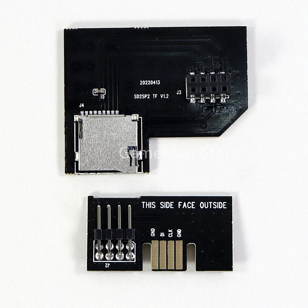 1 PC สำหรับ NGC SD2SP2 PRO อะแดปเตอร์ SD โหลด SDL ไมโคร SD การ์ดเครื่องอ่านการ์ด TF สำหรับนินเทนโดเกมคิวบ์ SD หน่วยความจำการ์ดอะแดปเตอร์