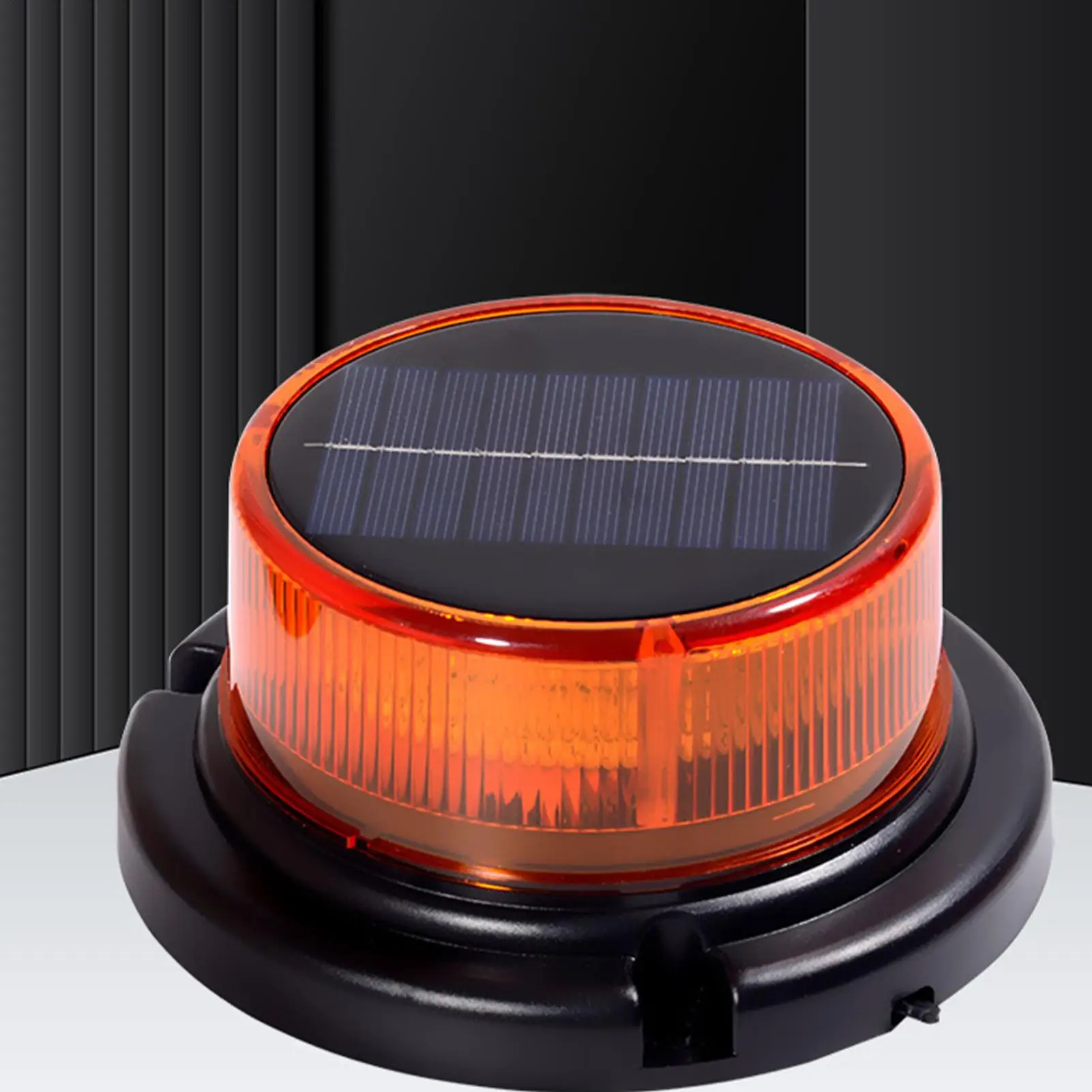 

Solar Strobe Light Solar Flashing Safety Signal Lamp Automotive Warning Light For Trailer SUV Sedan RV Outdoor Construction