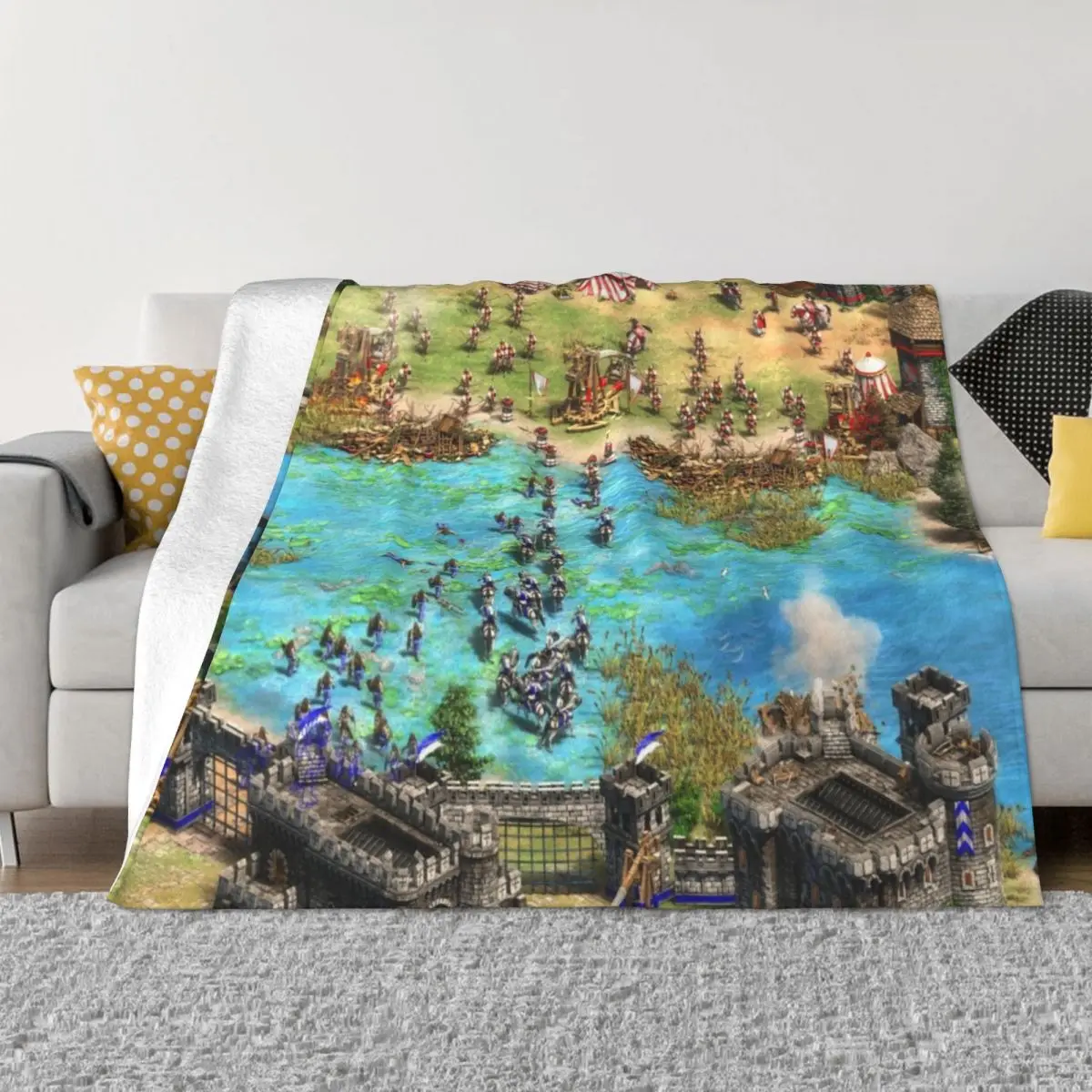 Age of Empires 2- Britons Throw Blanket Beautifuls blankets ands Softest Blankets