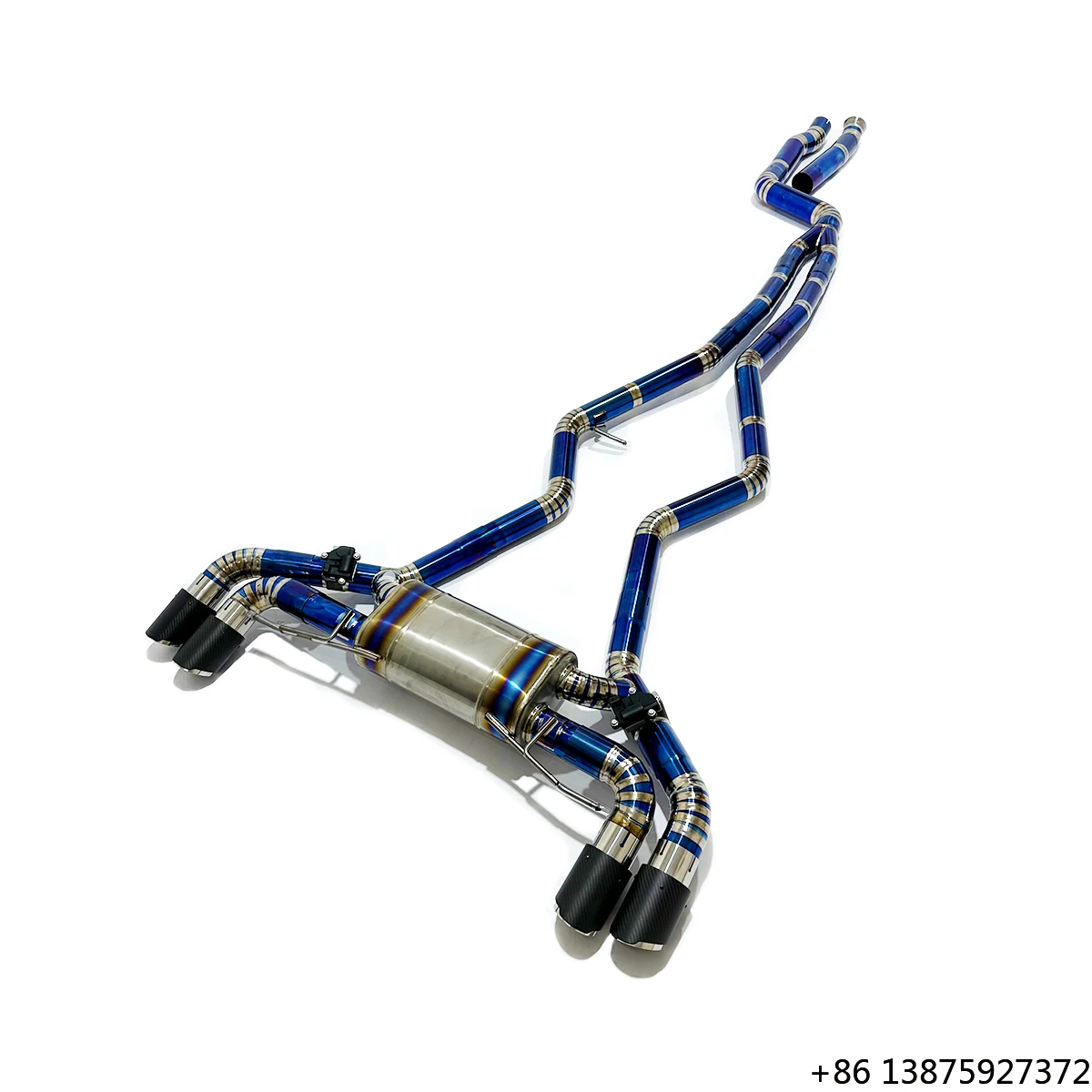 

Ecnal for 2018-2023 G42 M240i B58 3.0T TC4 101mm Titanium Sports Valved Exhaust System Muffler