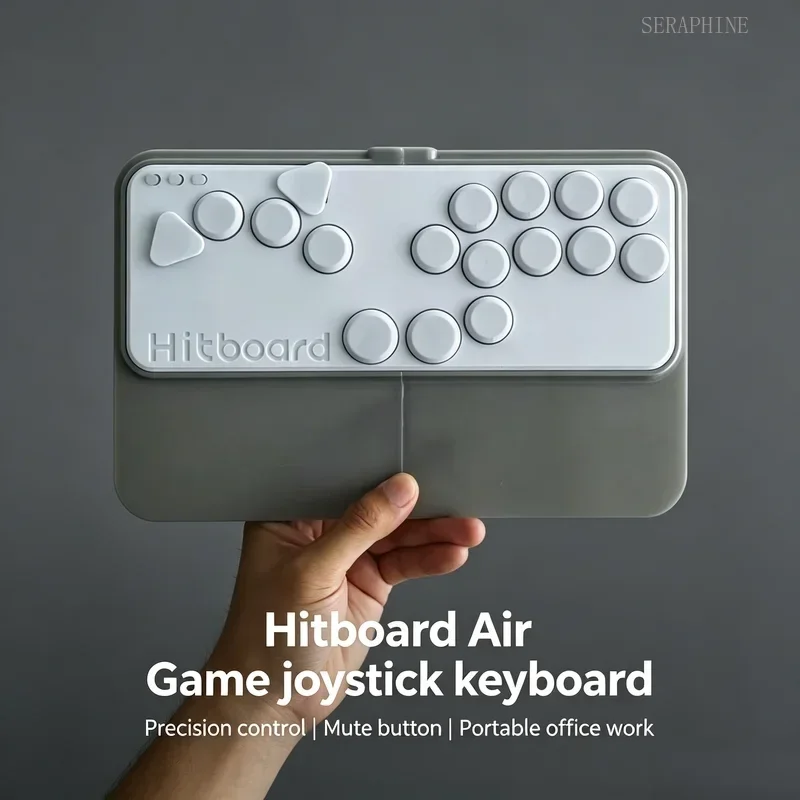 Hitboard Air Game Joystick Keyboard 17 Purple Mandarin Duck Switches with Sensor Hall 3d Printing Case Hitbox Controller
