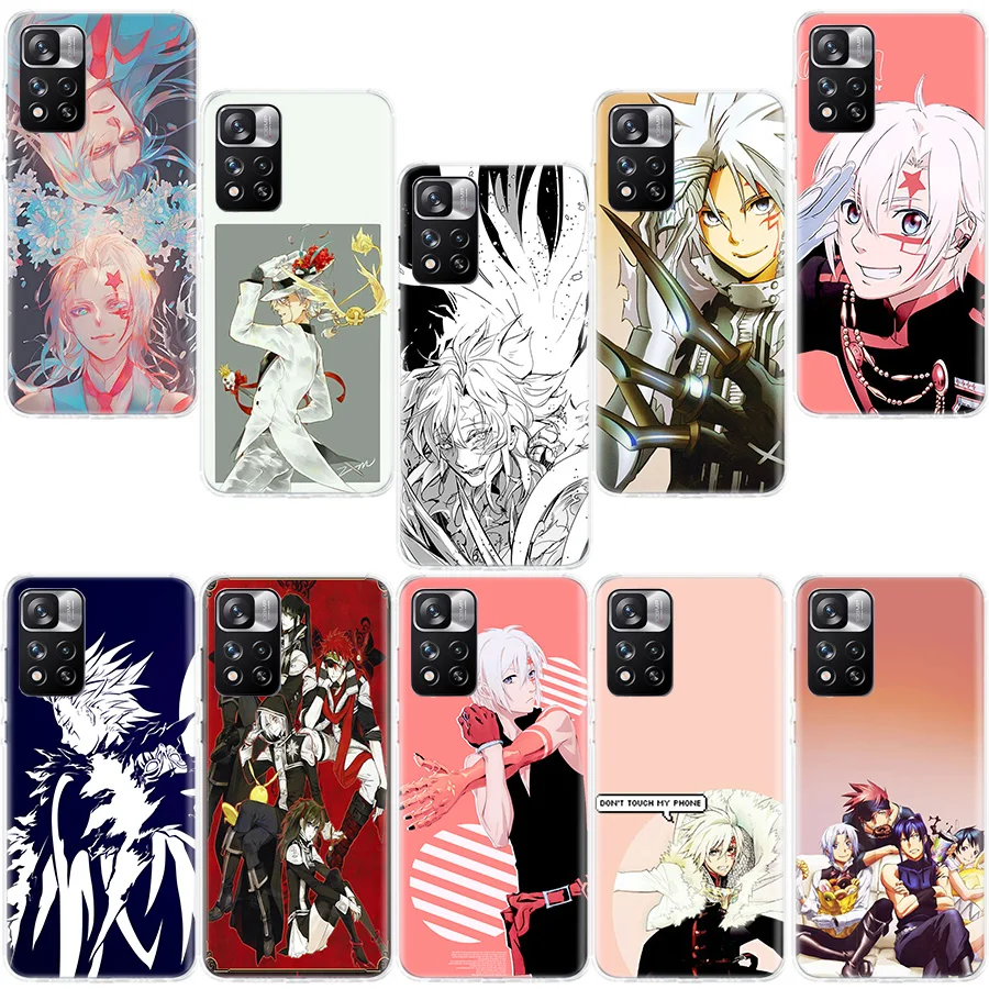 D Gray Man Anime Allen Walker Phone Case For Xiaomi Redmi Note 13 Pro Plus 5G Capa 12 12C 9 9T 9C 10 10C 8 7 6 10A 9A K70 K60 Pr