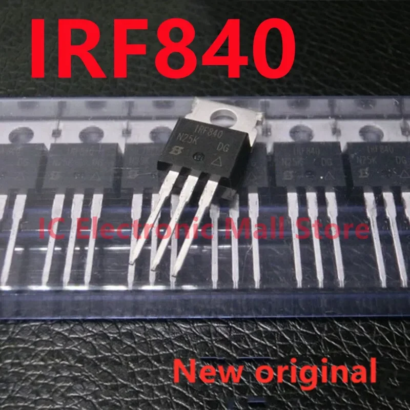 Transistor MOSFET d'origine, IRF840 IRF840PBF TO-220, 500V, 8A, neuf, 10 pièces
