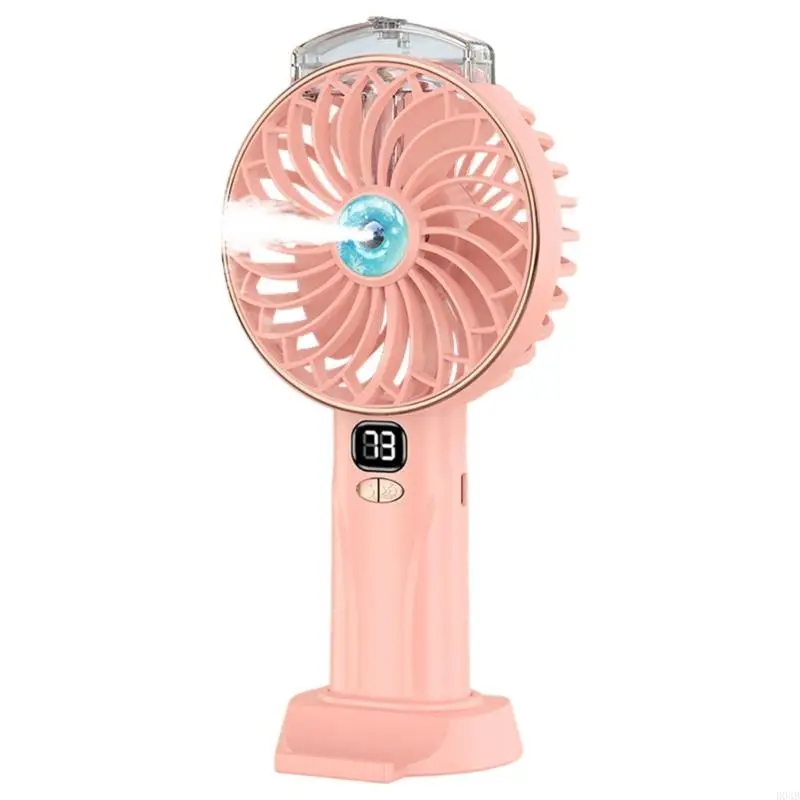 D0AB Fan raffreddamento a efficiente ventole per ventole portatile da portata mano 2400Mah Potente ventola per casa