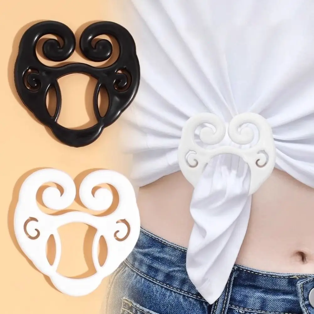 

Clothes Tighten T-Shirt Tie Clips Fixed Buckle Shirt Hem Women's Tight Clip Clothing Corner Hem Decorative Buckle