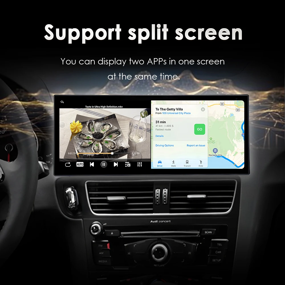 10,33 "/12,3" Android14 Carplay Für Audi A6 A6L A7 C7 2012-2018 Auto Multimedia-Player kopf Einheit GPS Navigation Rechtslenker