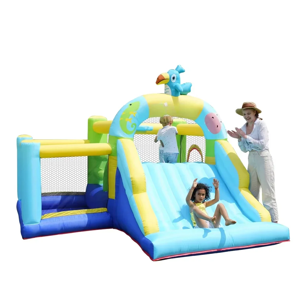 Factory Outdoor Kid Toy Combo  House Pastel Jumping Castle For  Inflatable Bouncer Water Slide