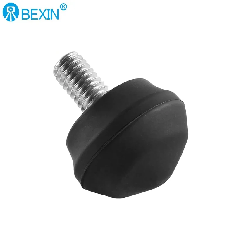 BEXIN FT-10 Universal 3/8 Screws Tripod Monopod Foot Pad Plastic Tapered Rubber Anti-Slip Feet Pad for Tripod Monopod Feet Parts