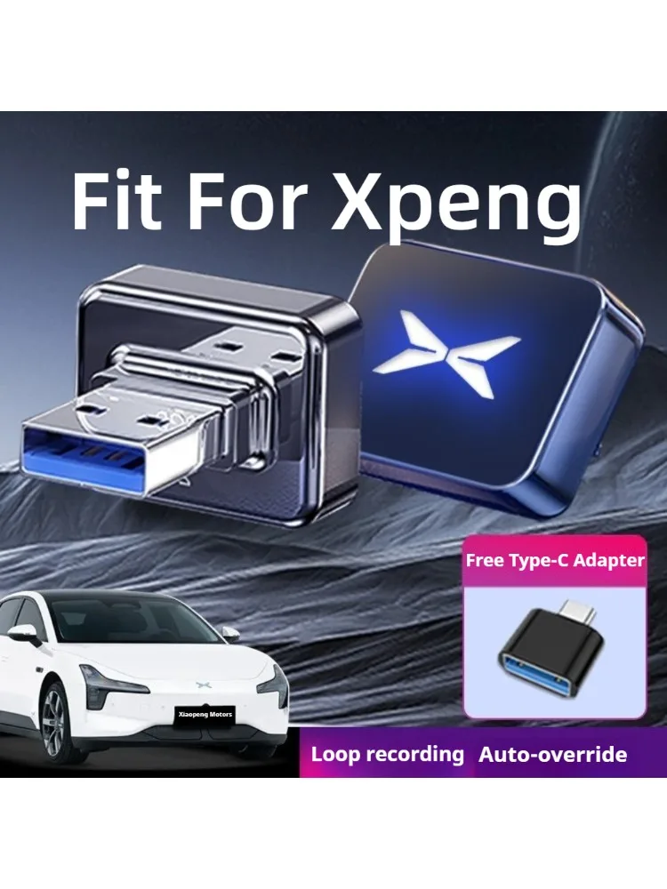 Geschikt voor Xpeng P7 Plus G6 G9 X9 auto DVR U-disk Sentry Mode voertuigopslag USB-flashdrive automotive - afbeelding 2