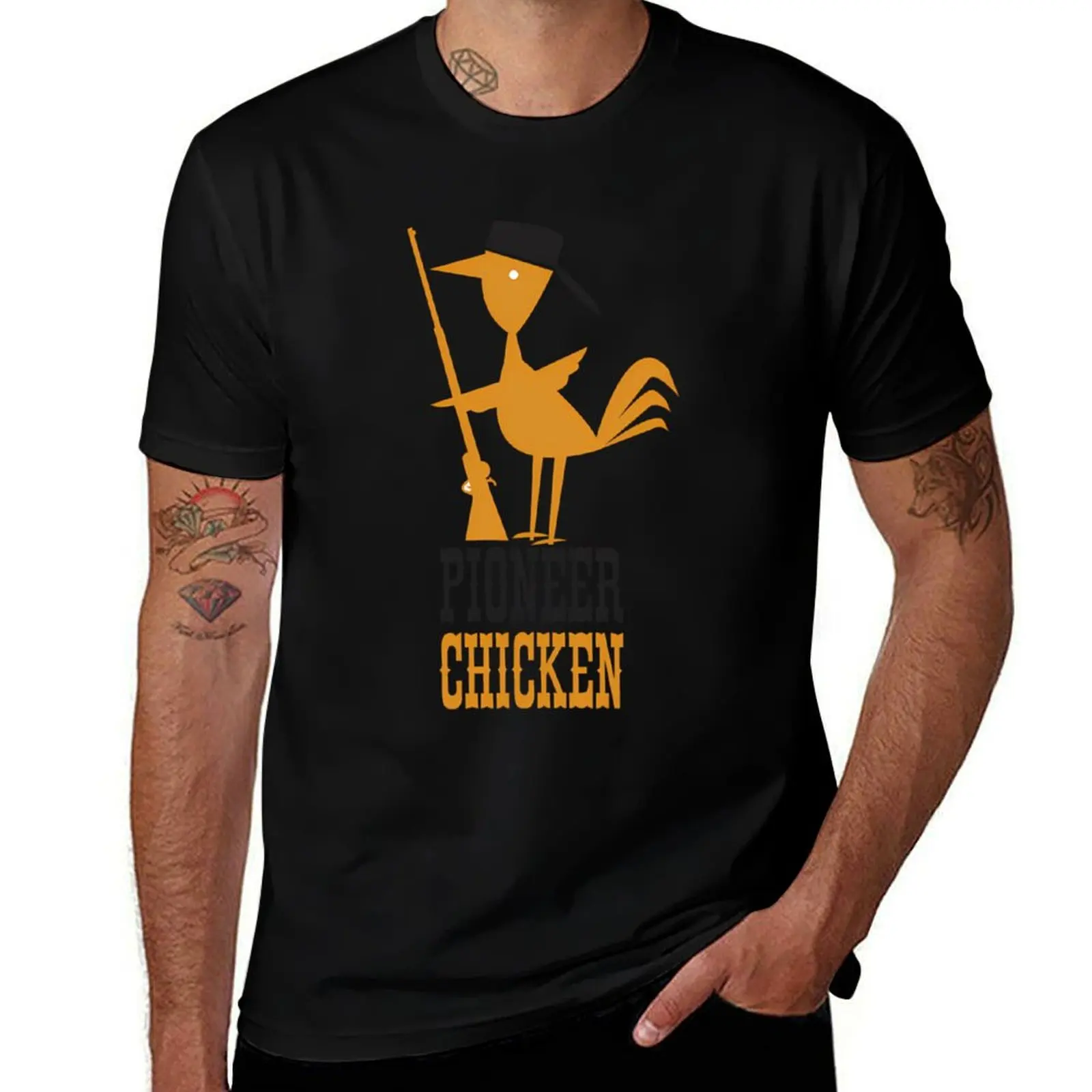 

Pioneer Chicken T-Shirt t shirts for man pack cotton t shirts for man cotton T-Shirt
