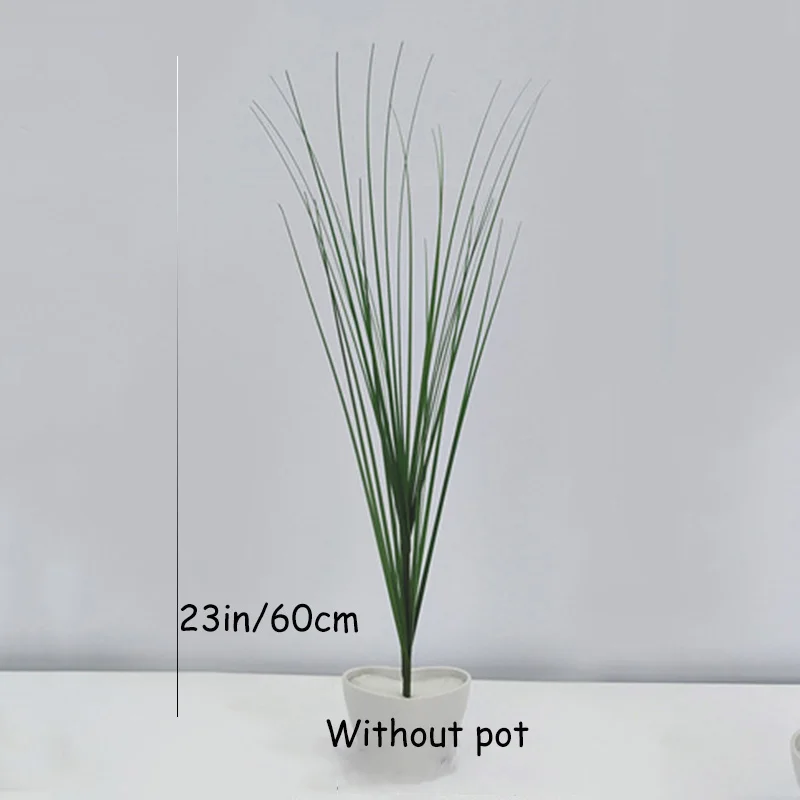 59in Kunstmatige Planten Ui Gras Groen Nep Struiken Nep Hoog Gras Kunstgras Plant Voor Thuis Outdoor Winkel Decor