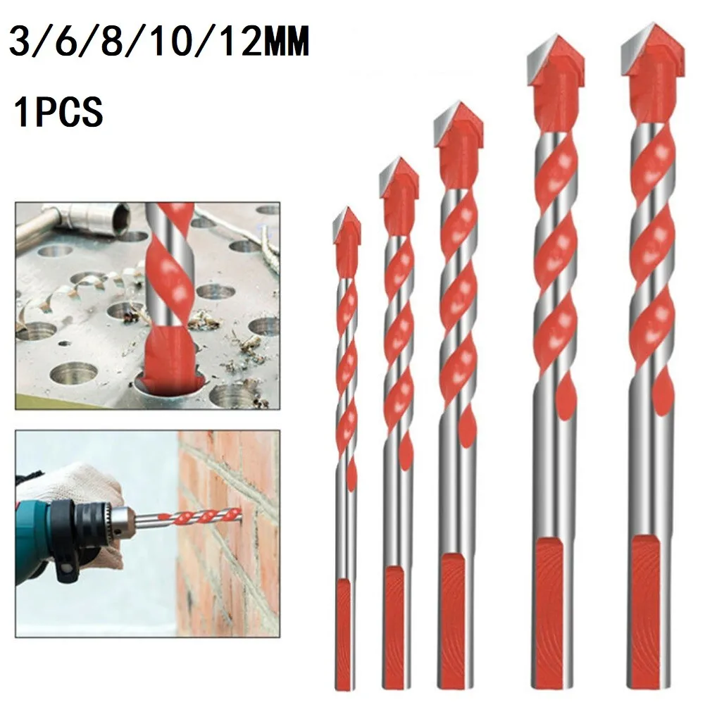 Broca de carboneto cimentado, cerâmica, vidro, multifuncional, antiaderente, brocas de porcelana, ferramenta de perfuração, aberturas de madeira