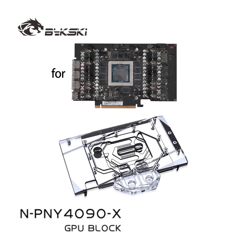 

Использование водяного блока Bykski для игровой карты VERTO EPIC-X PNY GeForce RTX4090 24 ГБ XLR8 / 0,3 мм Jet Micro-waterway / N-PNY4090-X