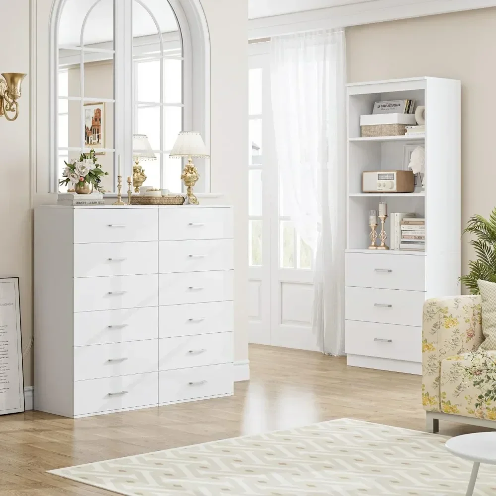 Armoire de Rangement Grande de 71 ans, Bibliothèque avec 3 Aérateurs de proximité et 3 Étagères Ouvertes à 3 Niveaux, Étagère en Bois