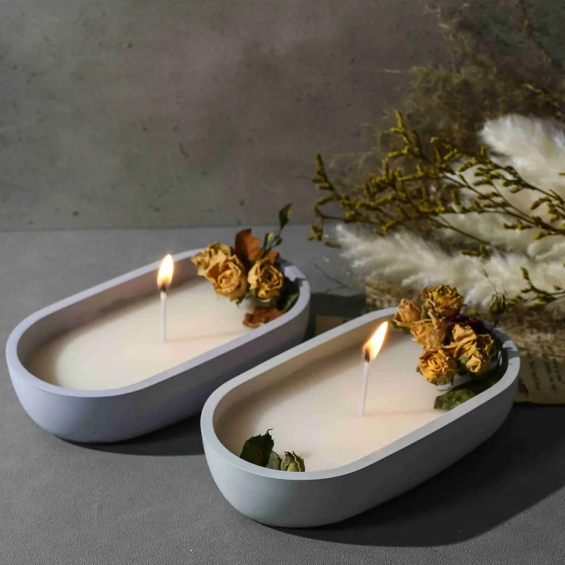 Set Da 3 Portacandele In Ceramica Con Cucchiaino – Vassoio Per Incenso E Candele Tealight, Resistente Al Calore