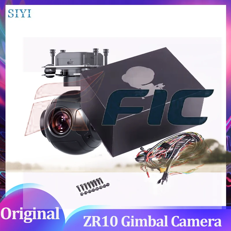

SIYI ZR10 Gimbal Camera 3-Axis Stabilizer 2K 4MP 30X Hybrid Zoom HDR W 2560x1440 HDR 3-AxisStabilizer Lightweight UAV Pod Camera