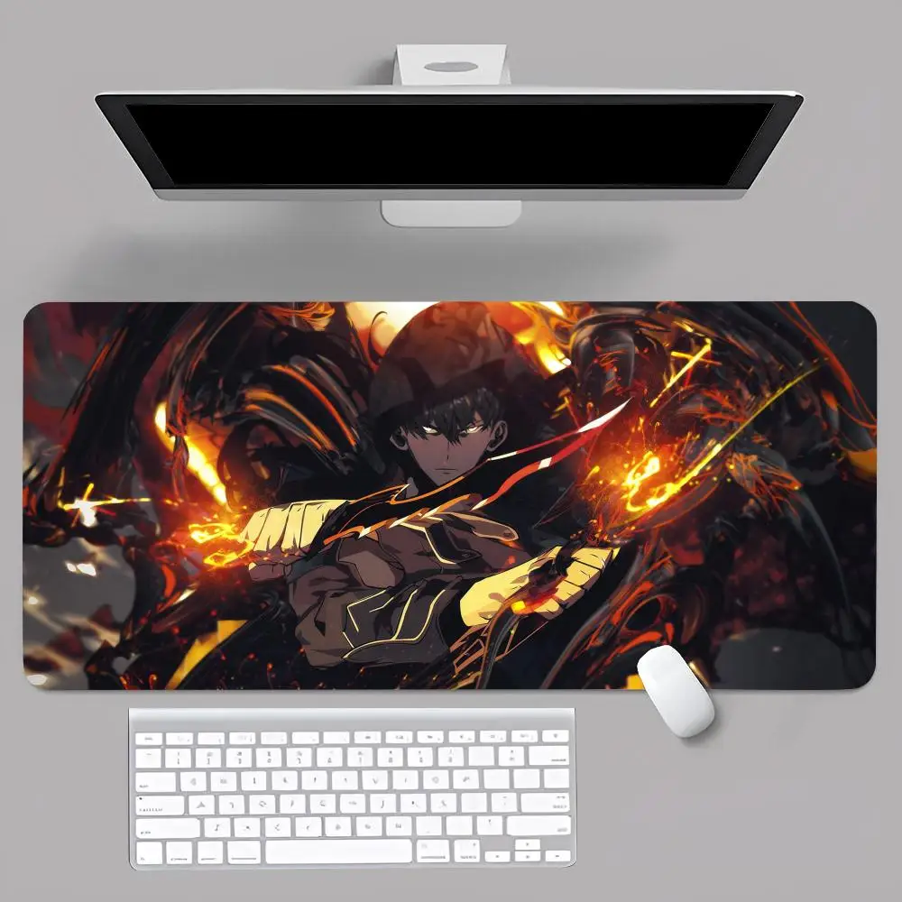 Anime About S-Solo L-Leveling MINISO Mouse Pad Anime Game Mouse Pad Computer Desk Pad Office Carpet Laptop Mouse Pad