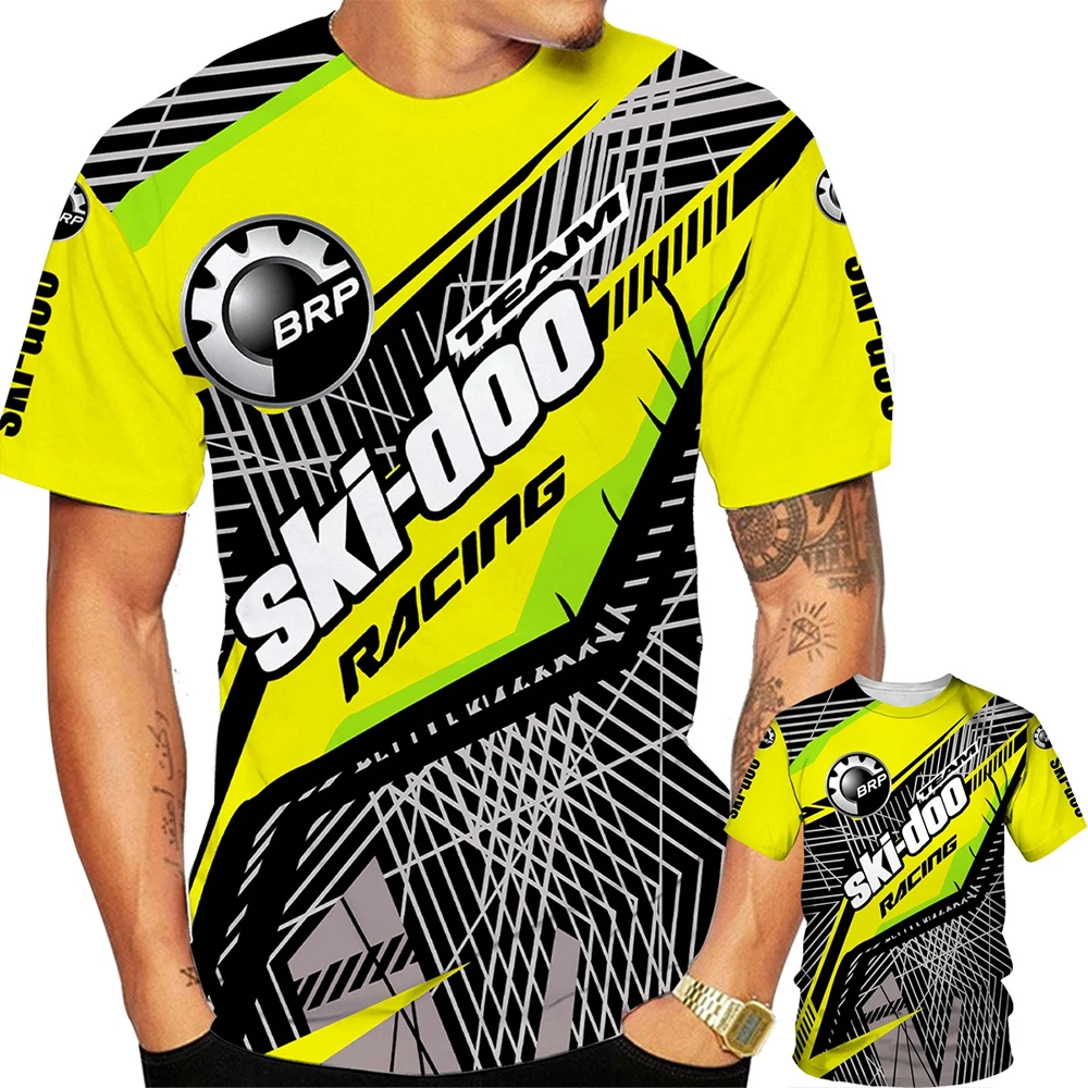 BRP Can Am Motorcycle 3D Printing Racing T-shirt Men's Personalized Hip Hop Street Clothing Top image 6