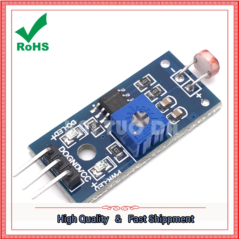 Photosensitive Sensor Module Light Detection Photoresistor Module Photosensitive Module Board