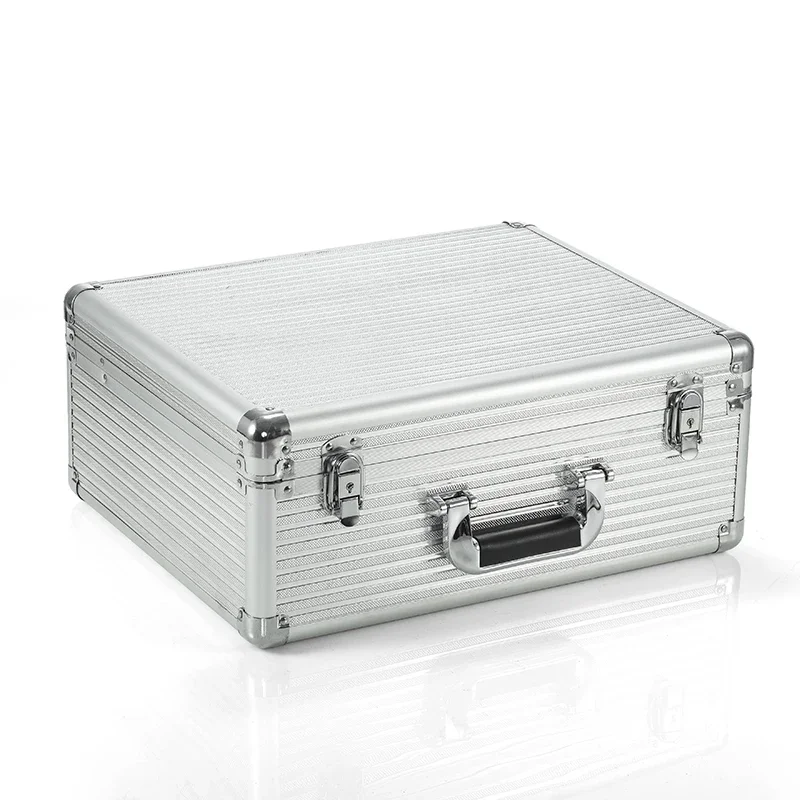 China Manufacturer Customized Aluminum Silver Tool Carrying Box Hard Aluminum Storage Case with Custom Foam
