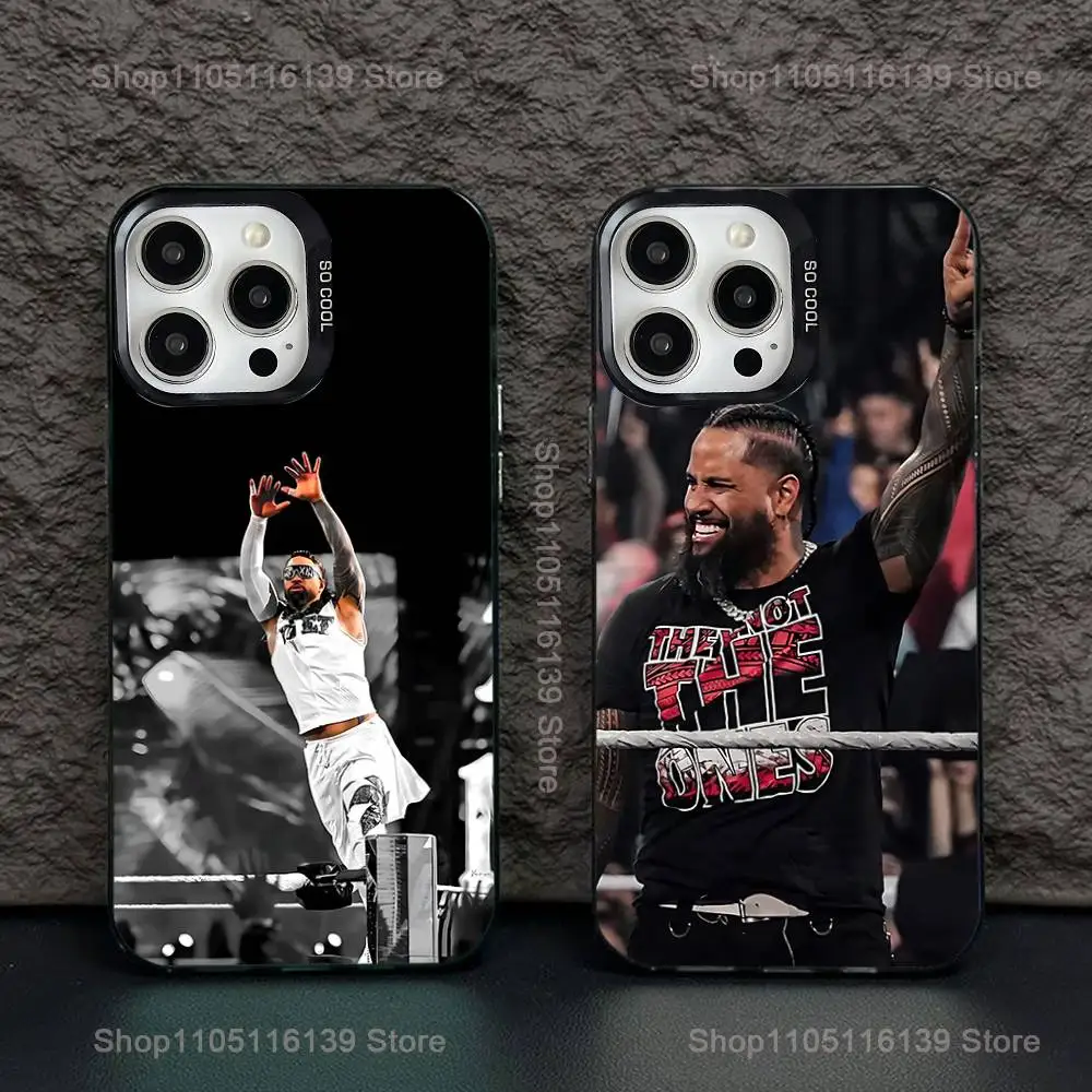 

J-Jey Uso YEET Phone Case For iPhone 16,15,14,13,12,11,Pro,XS,Max,Plus,Mini,SE Black Candy Matte Shockproof Cover
