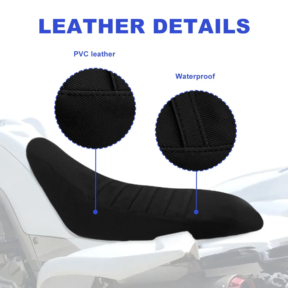 Motorcycle Non-Slip Seat Cover Fit For Yamaha Raptor 700 Raptor 700R 2006-2024 Striped Grip Gripper Seat Saddle Cushion Cover