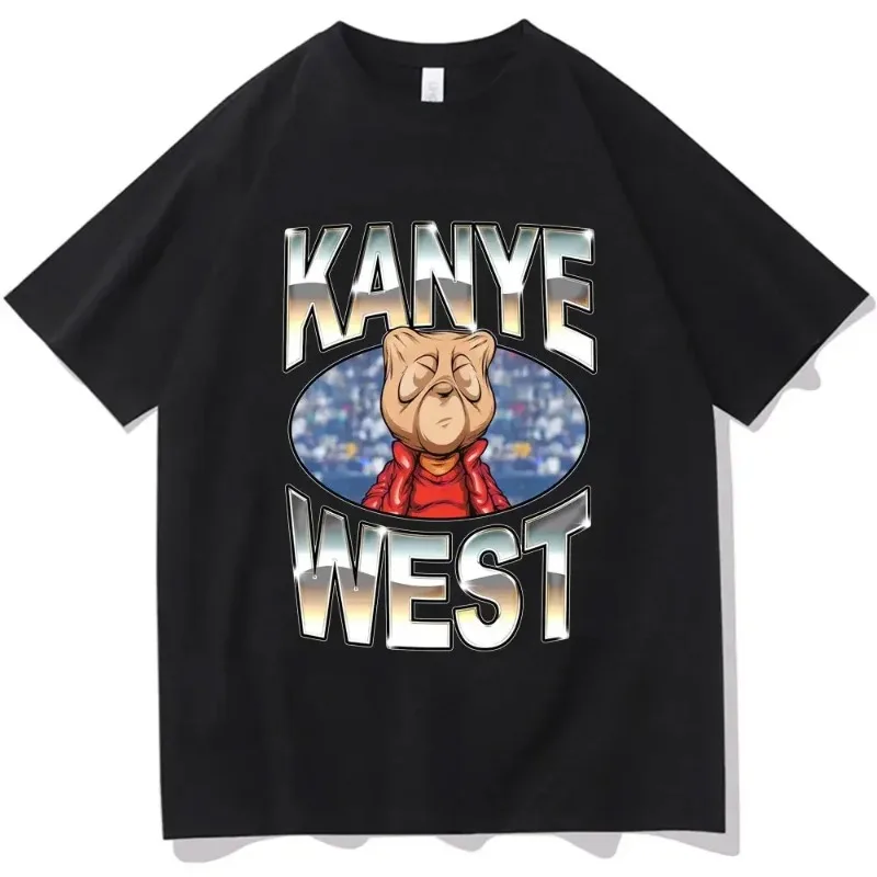 Funny Kanye West Meme T-Shirt Men's Vintage Hip Hop Rap Style Tshirt Men Women Summer Short Sleeve T Shirt Streetwear