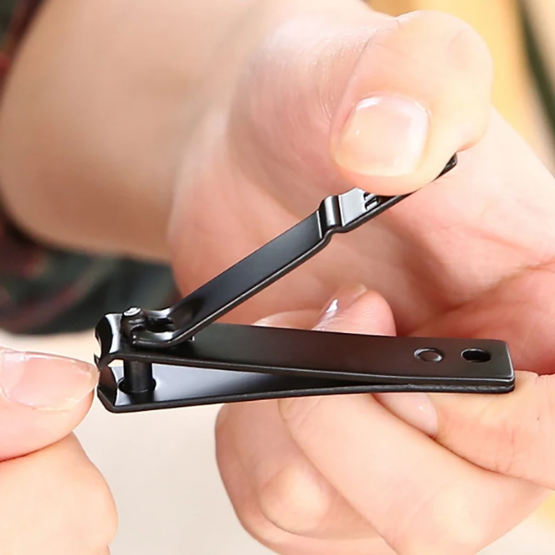 Professional Black Stainless Steel TOE Nail Cutter Nails Trimmer Clipper Machine