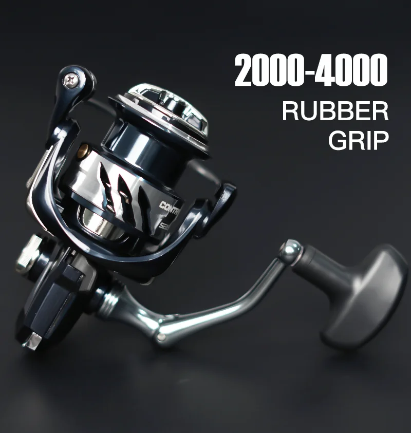 SEASIR スピニングフィッシングリール2000-6000: 1最大出力,15kg/33lb