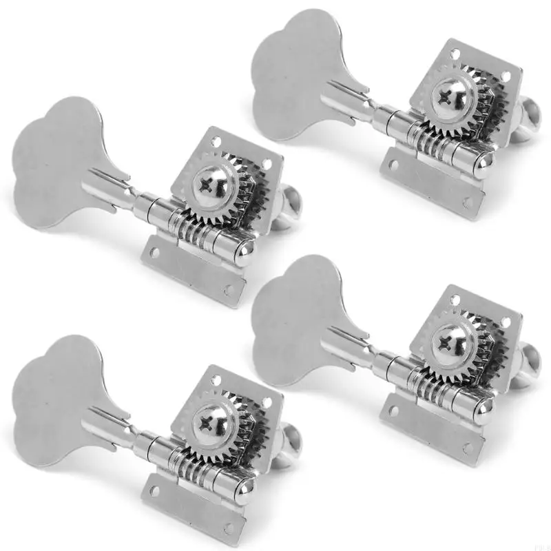 P0UB NUEVA CABEZA MÁQUINAS BASCO Tuners Tuners Tuning Pegs Tuners Guitar Parts 4pcs